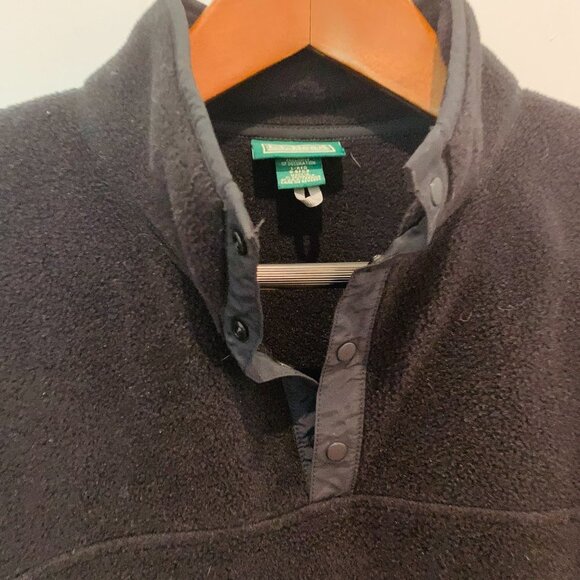 Vintage L.L. Bean Pullover Fleece Made In The USA - Size Large - Picture 4 of 4